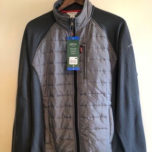 Orvis Men's Mixed Media Full Zipper Quilted Jacket